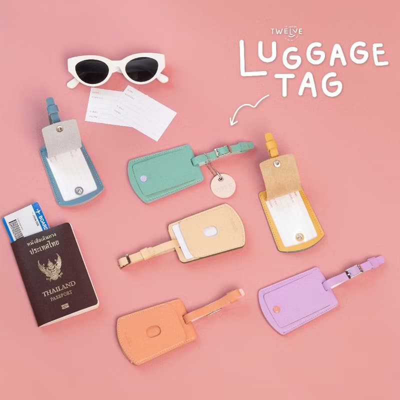 HILMYNA Twelve Luggage tag DAY Tone Faux leather