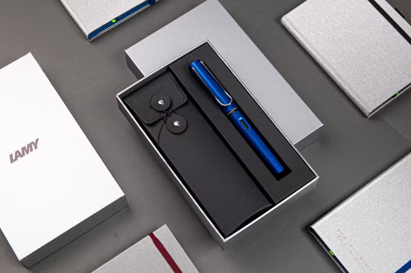 LAMY 筆款 黑線圈筆袋禮盒 / AL star 恆星系列 - 限量  海水藍