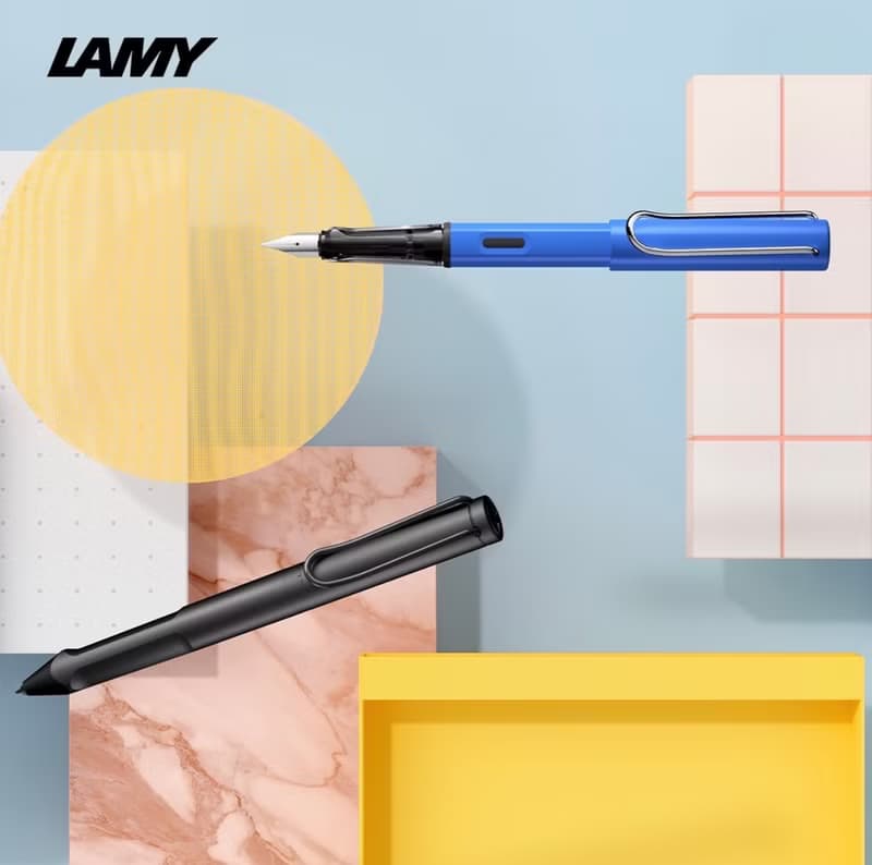 LAMY 筆款 黑線圈筆袋禮盒 / AL star 恆星系列 - 限量  海水藍