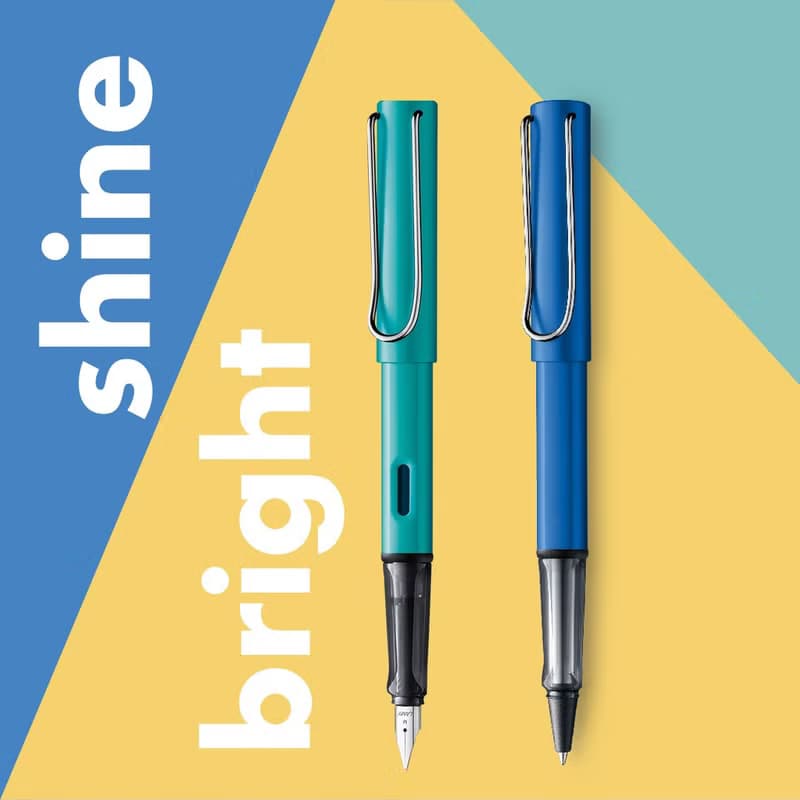 LAMY 筆款 黑線圈筆袋禮盒 / AL star 恆星系列 - 限量  海水藍