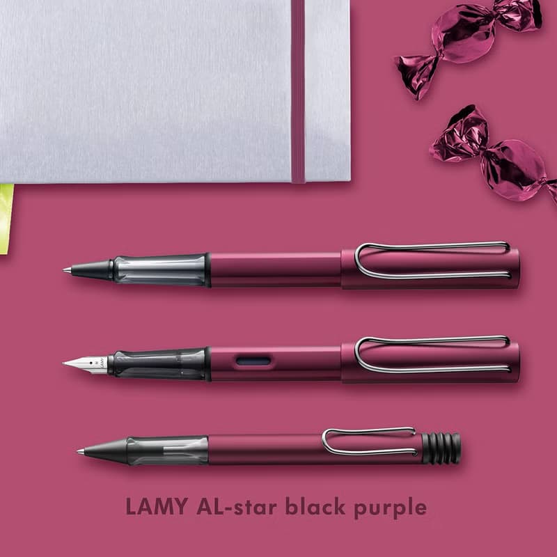 LAMY 筆款 黑線圈筆袋禮盒 / AL star 恆星系列 - 限量  海水藍