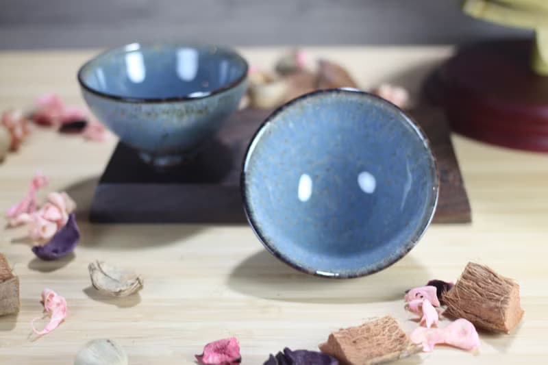 【送禮好物】120ml 天目對杯 日式茶碗 茶杯 酒杯 鶯歌葉敏祥作
