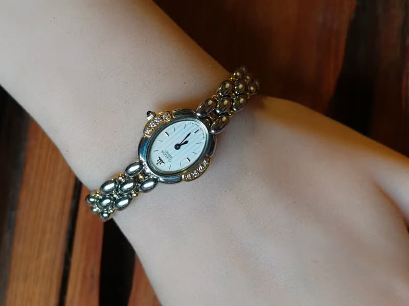 SEIKO成立頂級 CREDOR貴朵品牌 天然鑽石 鋼 18k金 石英手錶