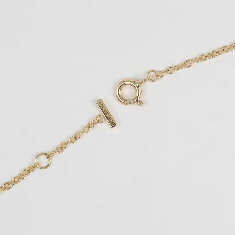 【日本直送】ティファニー ブレスレット Tスマイル 腕周り18.5cm K18YG イエローゴールド 約2.85g TIFFANY&Co.【中古】Aランク