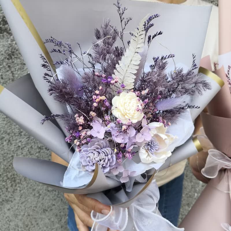 七夕花束 女友花束 情人節花束 七夕禮物 乾燥花束/新莊花束/永生