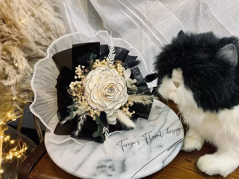 小香風索拉花花束