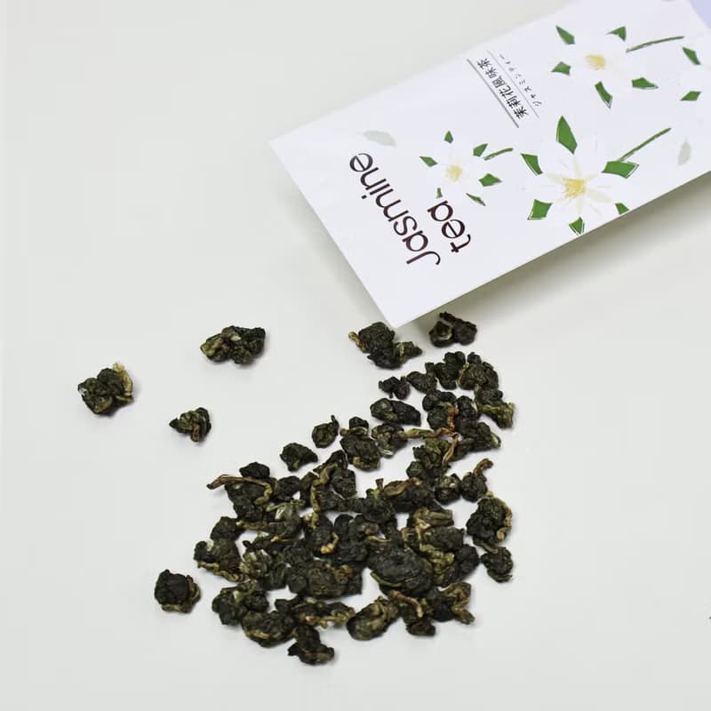 茉莉風味烏龍茶JASMINE OOLONG TEA 原片茶葉定量6入 ESG設計紙盒