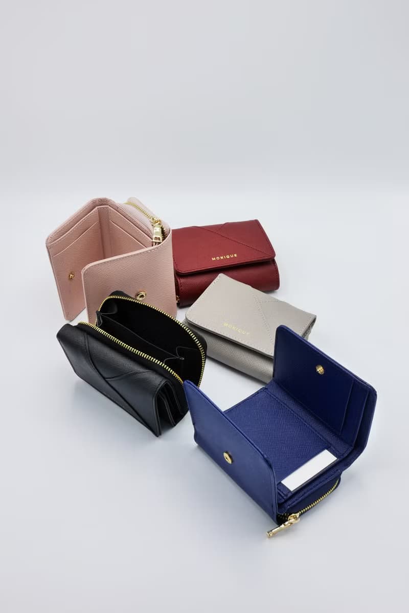 真皮短夾 Ellie Mini 款 / Navy Saffiano Leather