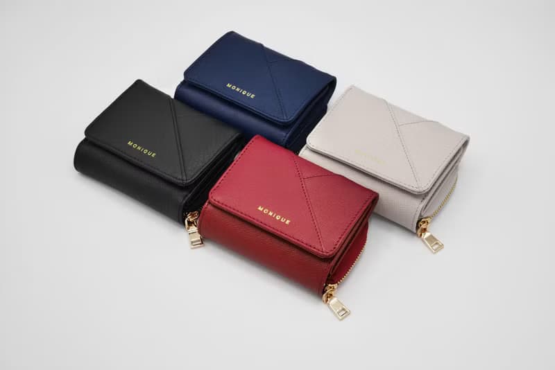 真皮短夾 Ellie Mini 款 / Navy Saffiano Leather