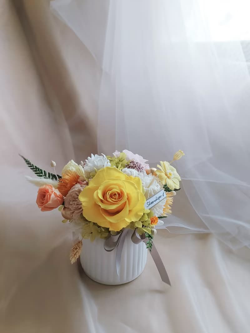 Sheer Whisper絮語藏花_陽光傾城 開幕 喬遷 永生擴香桌花盆花