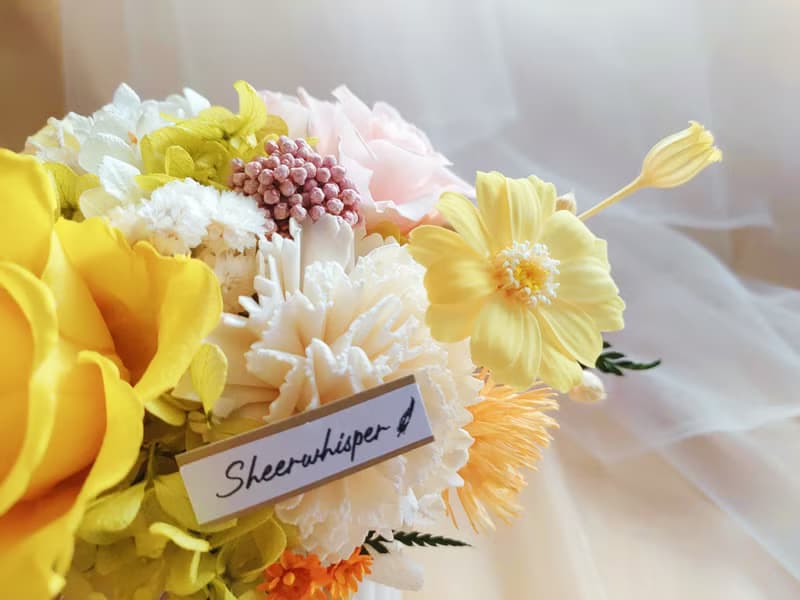 Sheer Whisper絮語藏花_陽光傾城 開幕 喬遷 永生擴香桌花盆花