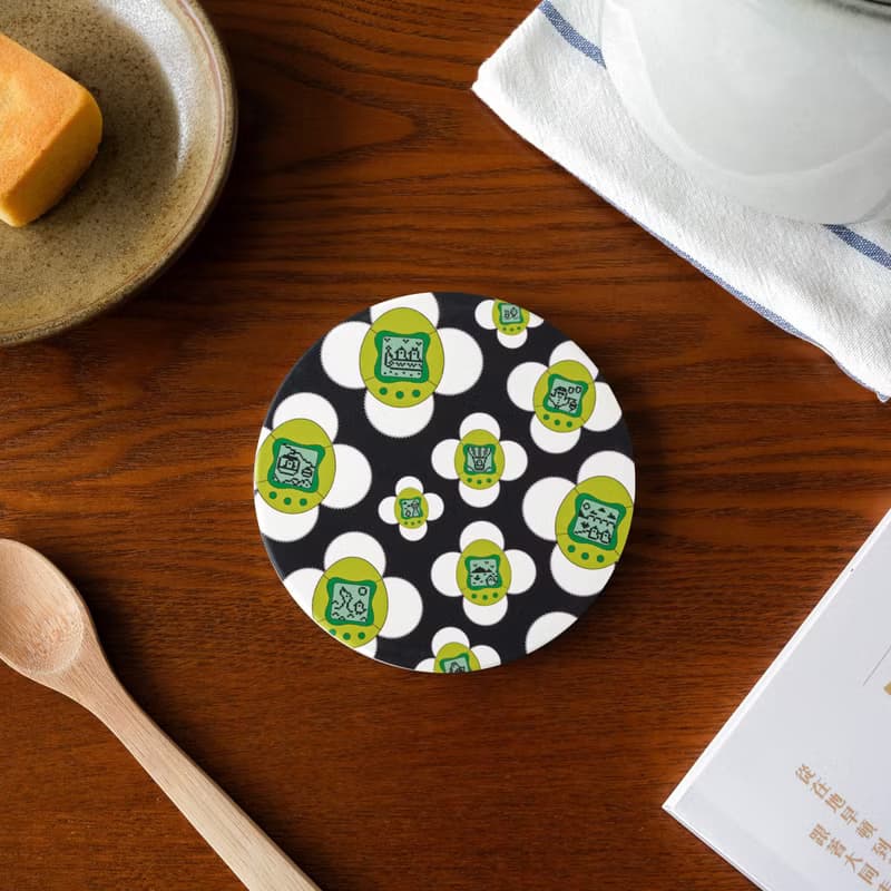 【錦源興】電子雞陶瓷吸水杯墊 l 底部防滑 鶯歌陶瓷製 禮物 新居