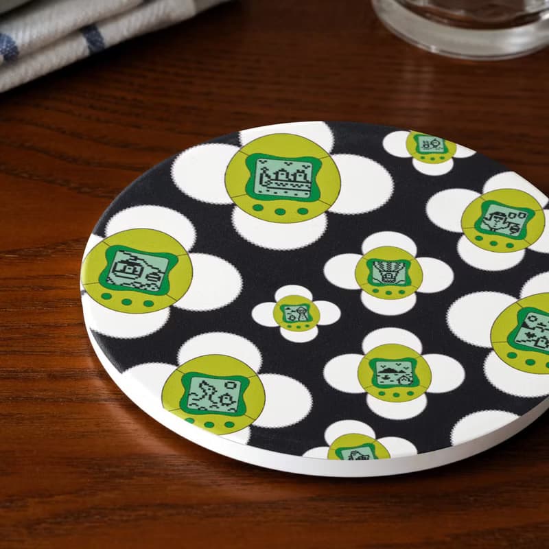 【錦源興】電子雞陶瓷吸水杯墊 l 底部防滑 鶯歌陶瓷製 禮物 新居