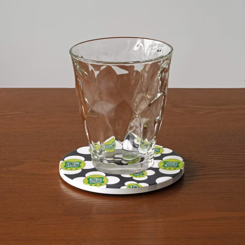 【錦源興】電子雞陶瓷吸水杯墊 l 底部防滑 鶯歌陶瓷製 禮物 新居