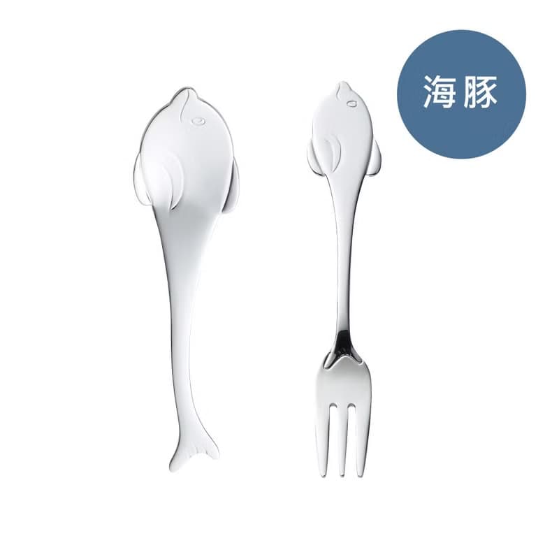日本【SALUS 佐藤金屬】海洋動物系列-海豚叉/匙