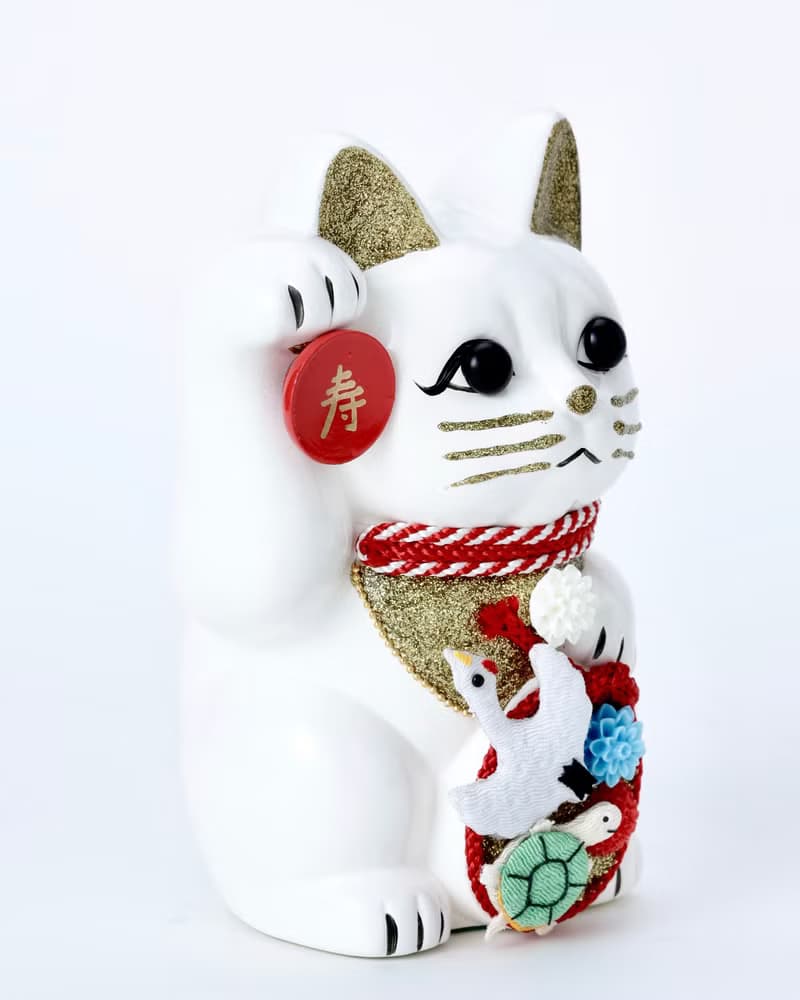 招き猫鶴亀ご縁猫