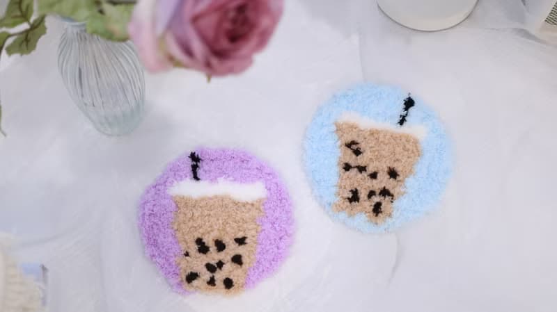 【體驗】俄羅斯刺繡/戳戳繡/毛線杯墊/一人成團/新手友善