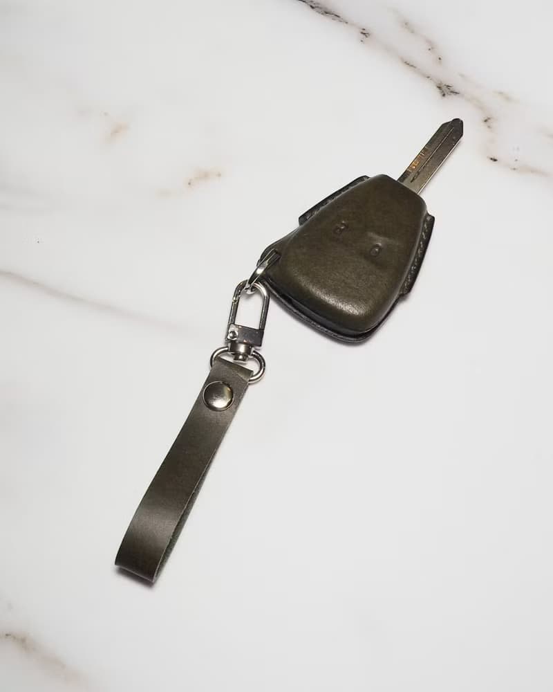 意大利植鞣牛皮革 Jeep 車匙套