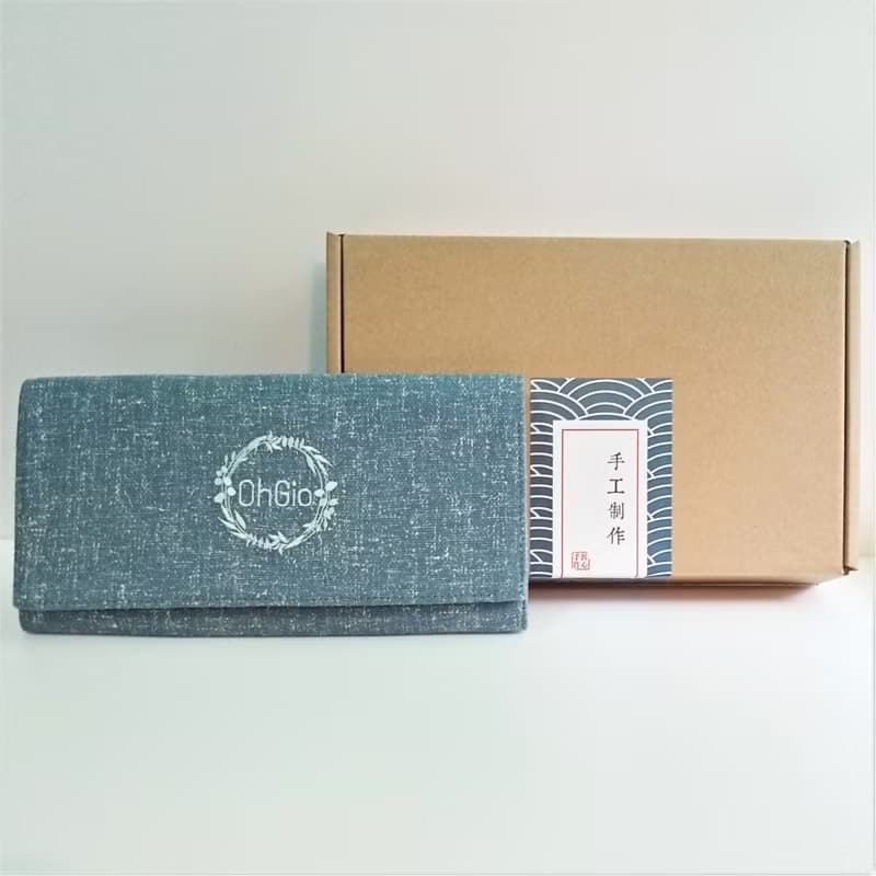 OhGio 鳳梨葉素食皮夾/長夾零錢包/翻轉農廢永續環保sustainable
