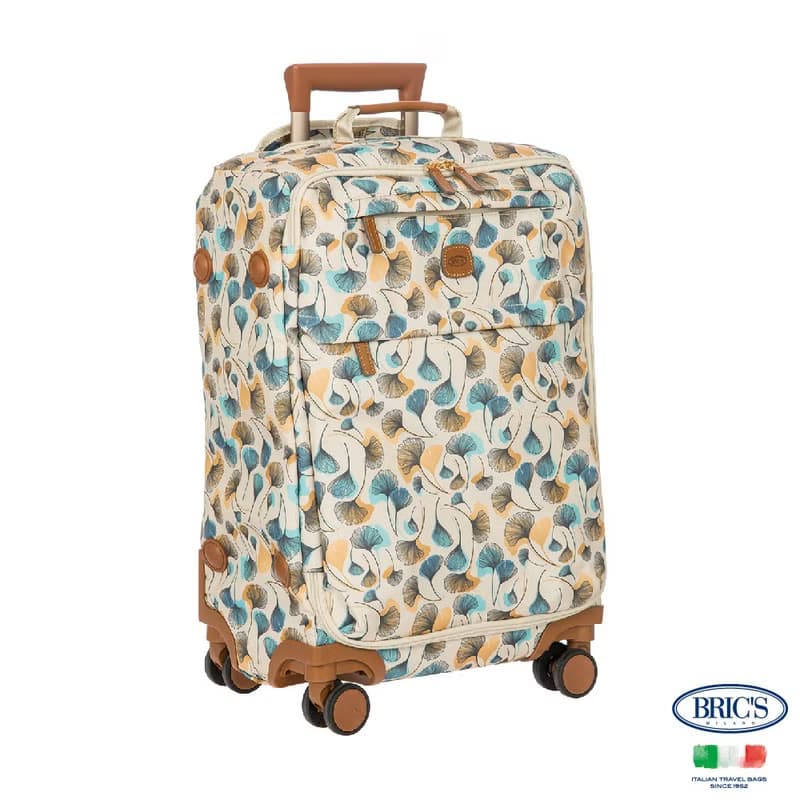 【BRIC' S】X-Travel 20吋 拉鍊拉桿軟箱 登機箱-花瓣