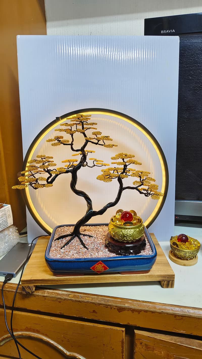 開幕送禮手作招財樹 聚寶盆