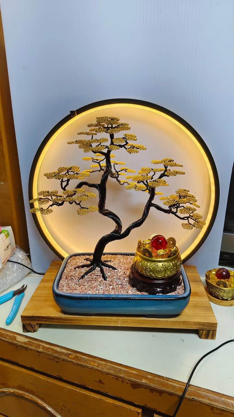 開幕送禮手作招財樹 聚寶盆