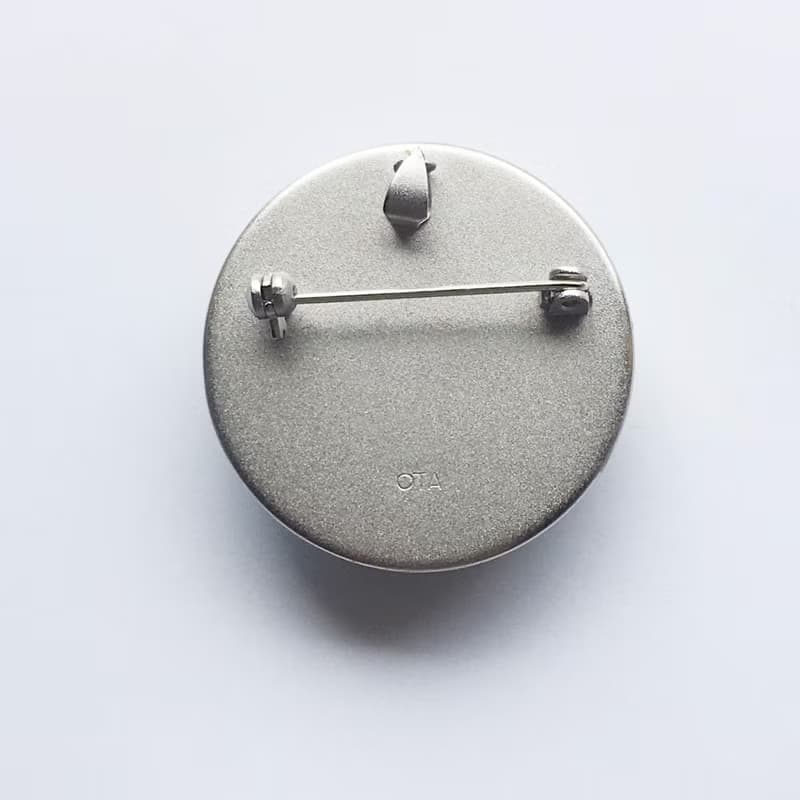 ブーケ 透 七宝焼のブローチ 純銀張有線七宝