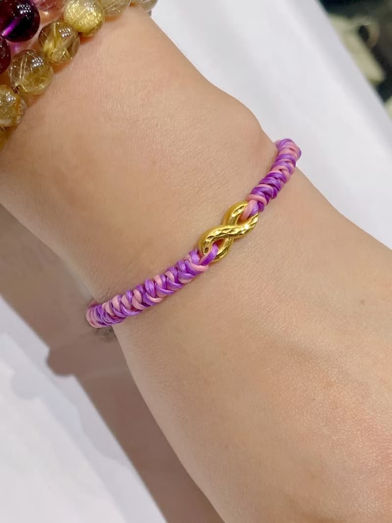 寶麗金珠寶-黃金無限造型手鍊