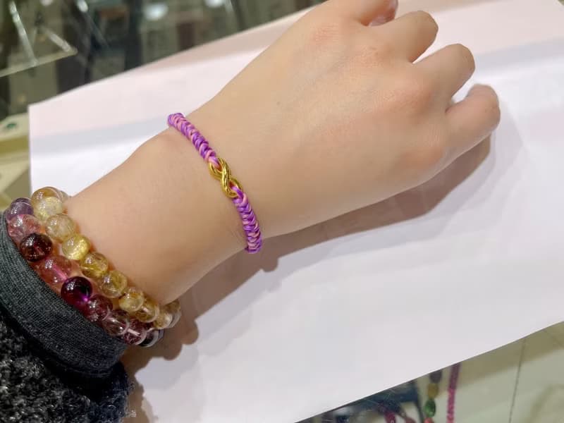 寶麗金珠寶-黃金無限造型手鍊