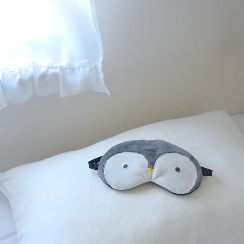 日本眼罩 企鵝 | 有附收納袋 | 旅行 | 午睡 | 禮物 眼罩 送禮
