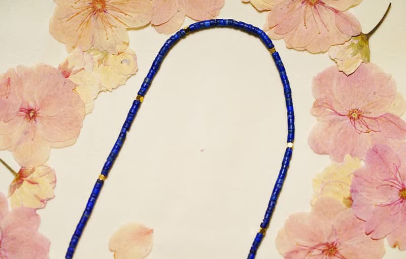 純手工製作阿富汗天然青金石項鍊