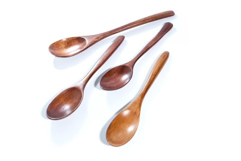 Islandoffer 島嶼製作 創意長柄木質攪拌餐具-木匙 木羹(一套4個)