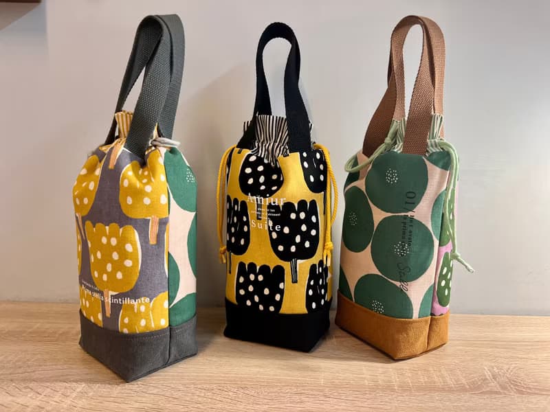 【現貨】靈感之森/雙拼款飲料杯提袋/環保提袋