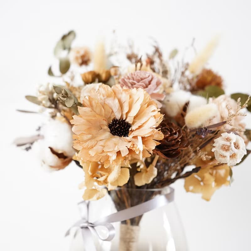 【竒植花物】雅緻乾燥盆花 乾燥花禮 生日禮物  開幕禮 賀禮