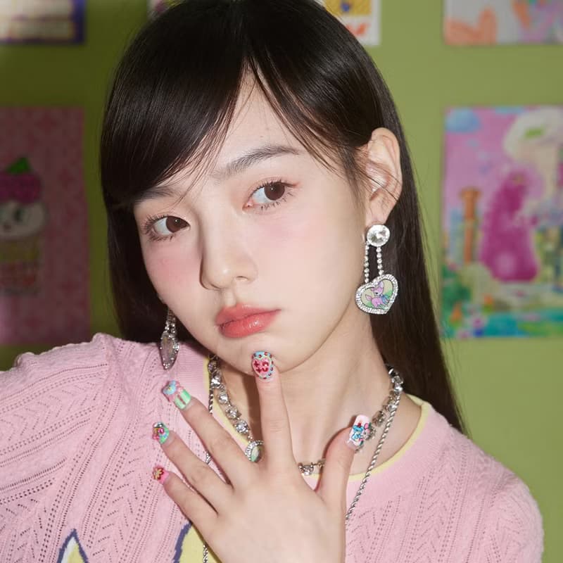 卡通小鹿 可愛鑲滿水鑽耳夾 耳釘 耳環