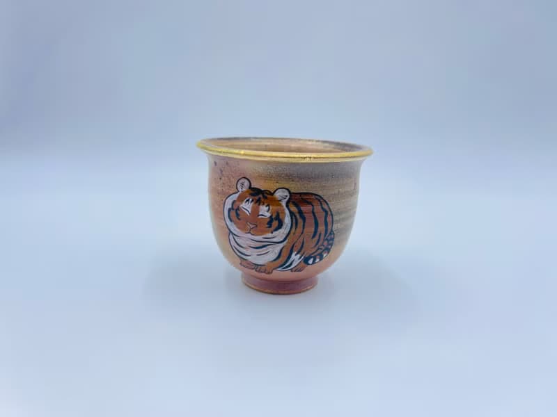 柴燒手繪主人杯