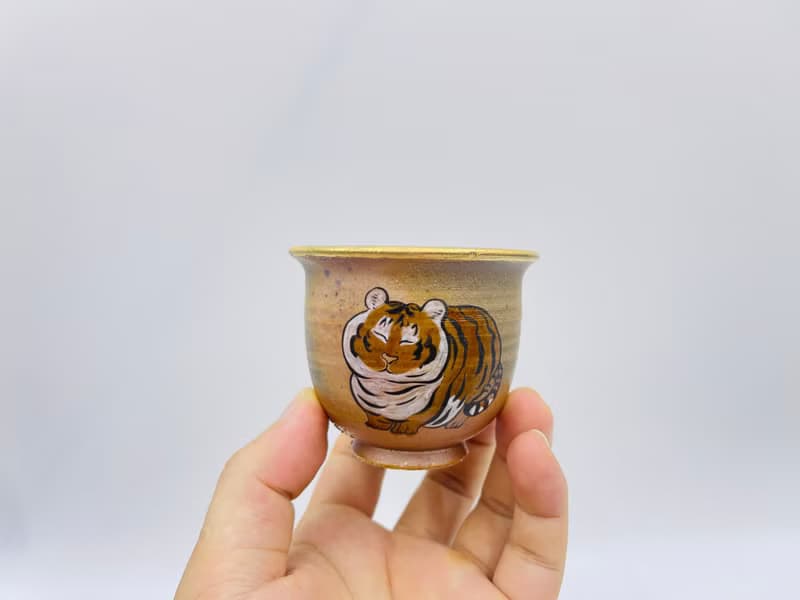 柴燒手繪主人杯