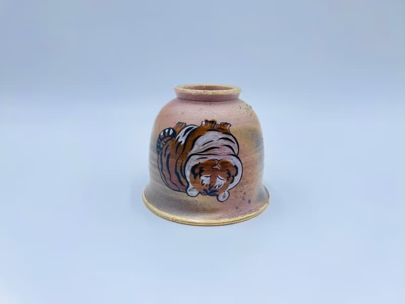 柴燒手繪主人杯