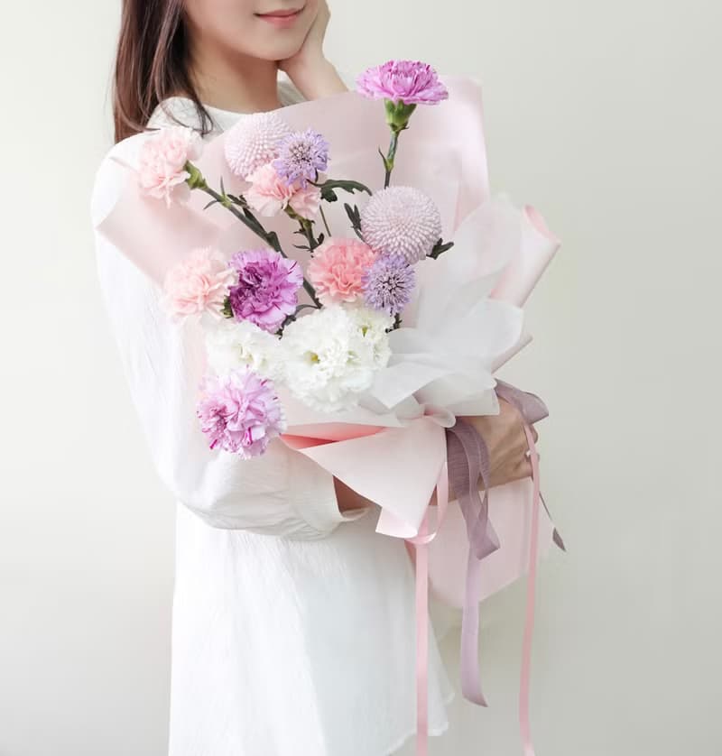 2025母親節花束 康乃馨 禮物 花籃