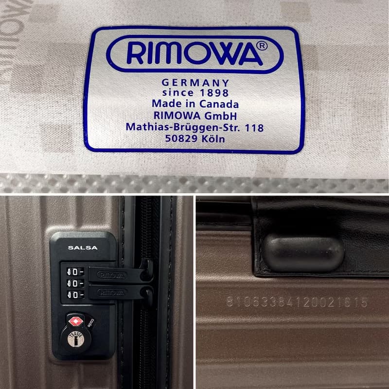 【日本直送 中古美品】リモワ RIMOWA スーツケース・キャリーケース 810.63.38.4 サルサ マルチホイール 4輪 61リットル ポリカーボネート