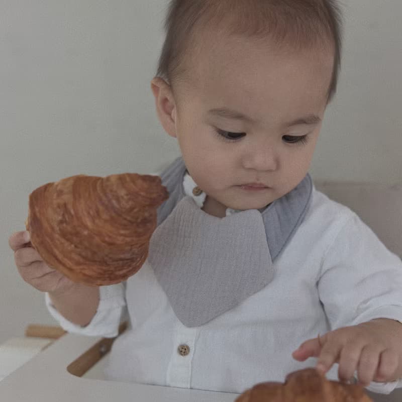 Cocuu Bib 純色圍兜 -冷調灰