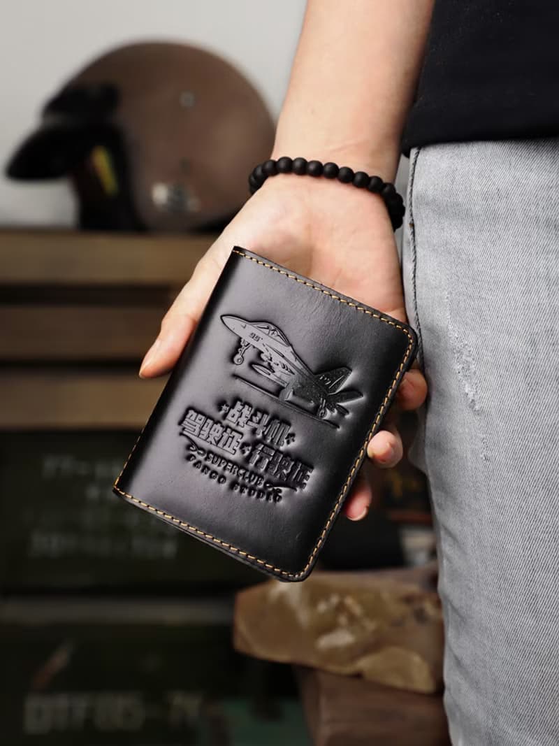 頭層牛皮駕照套收納 手工真皮銀行卡套 多卡槽證件套