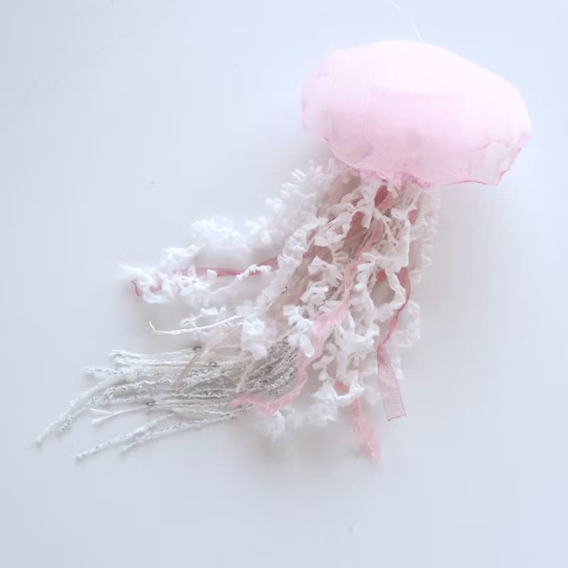 水母掛飾 (小 / 粉色) 1pc 海洋 藝術 裝飾品