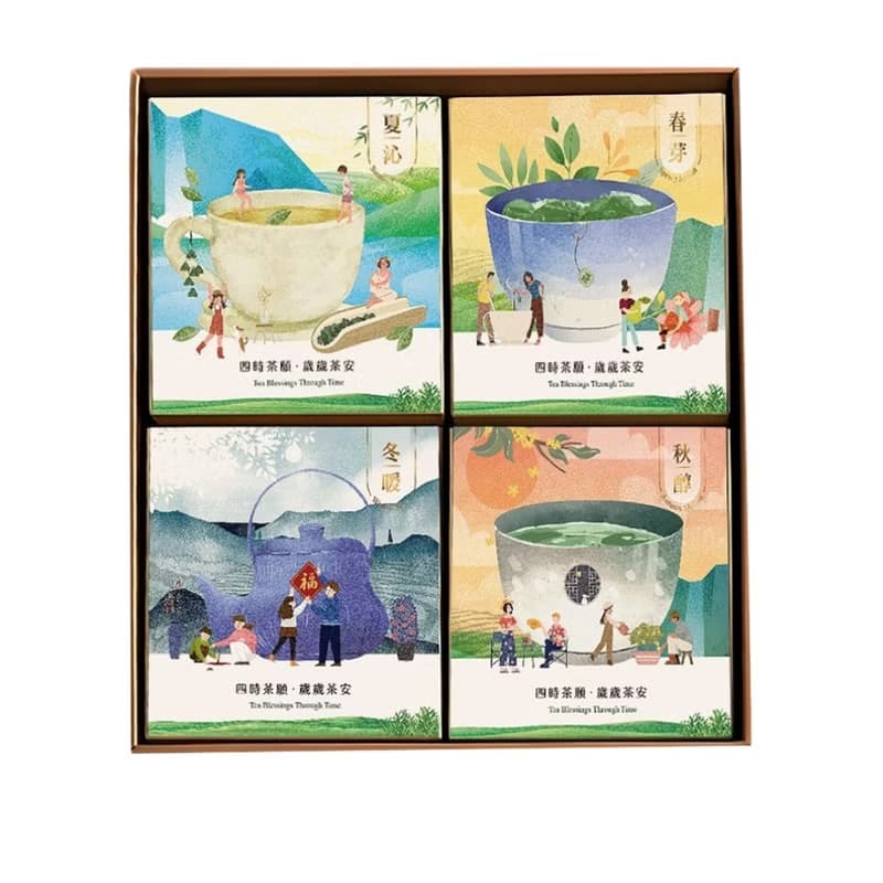 Z2-1【無藏X可瑞特X伊甸】聯名公益禮盒-【歲歲茶安】綜合茶包禮
