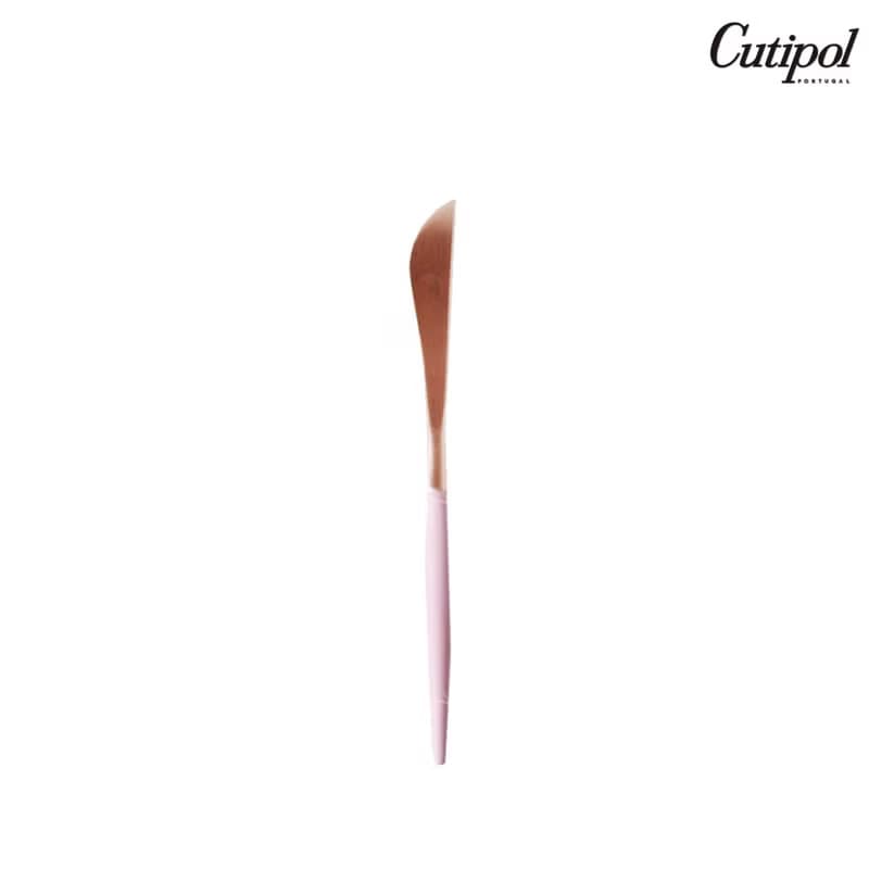 葡萄牙Cutipol GOA系列粉玫瑰金22cm主餐刀