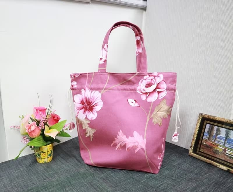 薔薇花~手提包. 束口包.