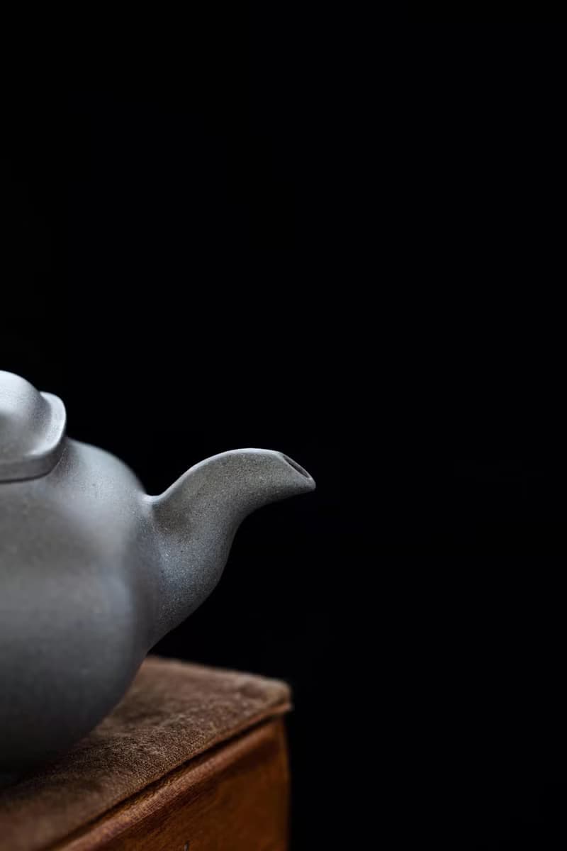送禮紫砂壺茶壺小传炉 慕古款 150cc 原矿顶级青灰料 温润如玉 方