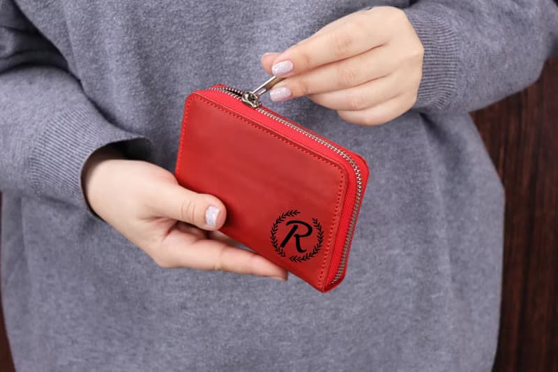 Leather Small Wallet/ Pocket Wallet/ Card Slots Purse/ Handmade Slim Card Pouch