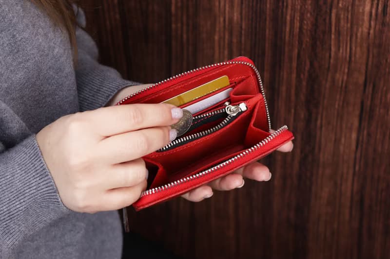 Leather Small Wallet/ Pocket Wallet/ Card Slots Purse/ Handmade Slim Card Pouch