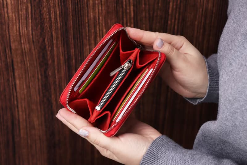 Leather Small Wallet/ Pocket Wallet/ Card Slots Purse/ Handmade Slim Card Pouch